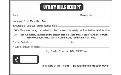 Bills Invoices Receipts Vouchers | Every Media Works | Everentures