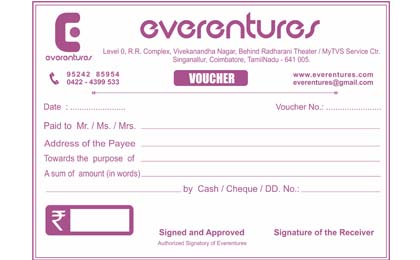 Bills Invoices Receipts Vouchers | Every Media Works | Everentures