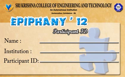 Epiphany | ID Cards Designing | Every Media Works | Branding & Creative Designing Services | Coimbatore | TamilNadu | India 